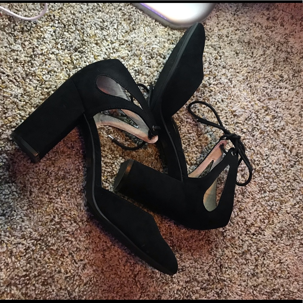 Worn Once Black heels
